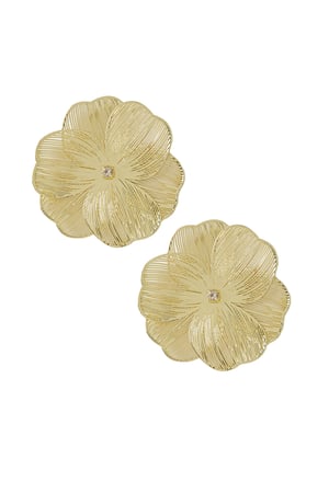 Earrings floral madness - Gold color h5 